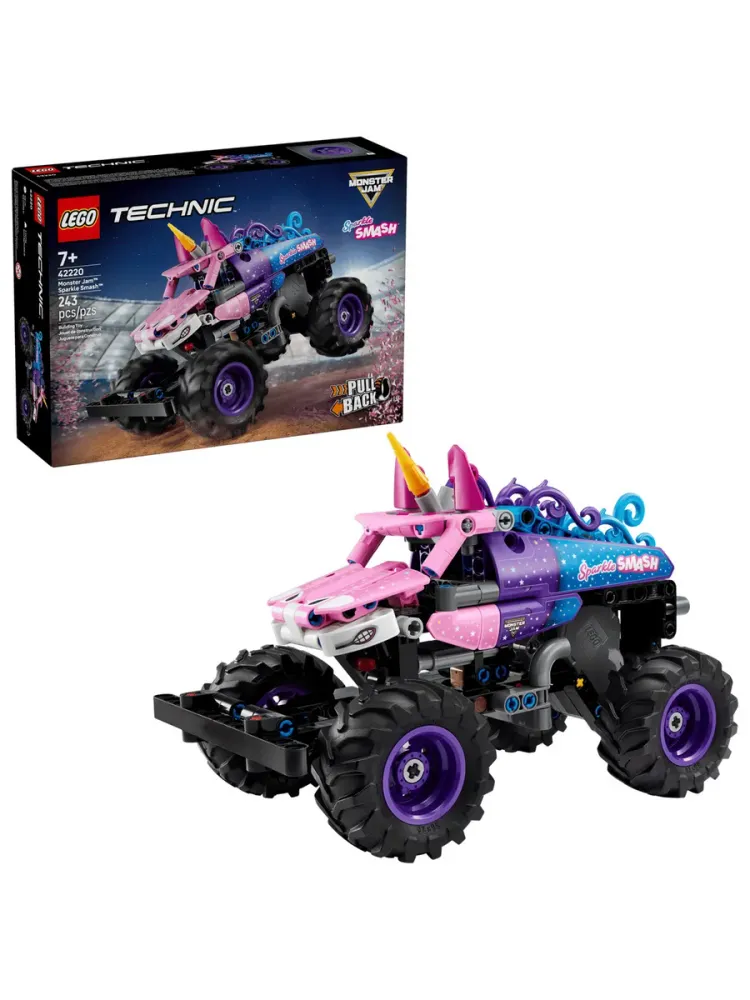 Конструктор Monster Jam 42220 Sparkle Smash с двигателем
