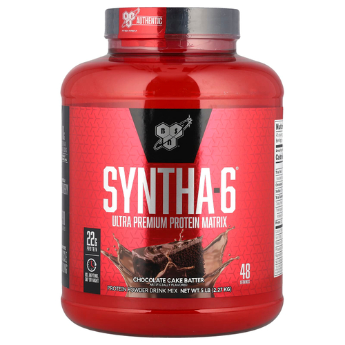 BSN, Syntha-6®, протеиновая матрица ультрапремиального качества, со вкусом шоколадного торта, 2,27 кг (5 фунтов)