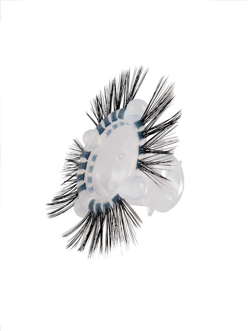 Эластичное эрекционное кольцо с черными «ресничками»