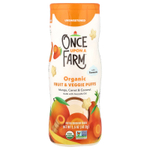 Once Upon A Farm, Органические фруктовые и вегетарианские батончики, краулер, манго, морковь и кокос с куркумой, несладкий, 42,5 г (1,5 унции)