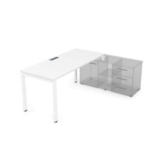 СТП-П.984 Стол рабочий прямолинейный три опоры, правый (1600*800*750)