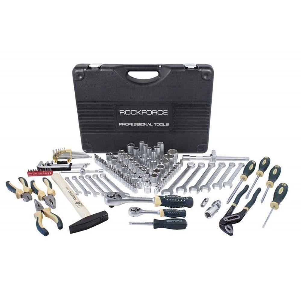 Набор инструментов 122 пр. 1/4'',1/2''(6гр.)(4-32мм) RockForce##Rock FORCE RF-38901