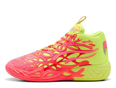 Баскетбольные кроссовки Puma MB.04 1Love Pink Alert-Yellow Alert shoes