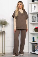 Костюм трикотажный Уютный шарм (коричневый) К14250-5М LT Collection