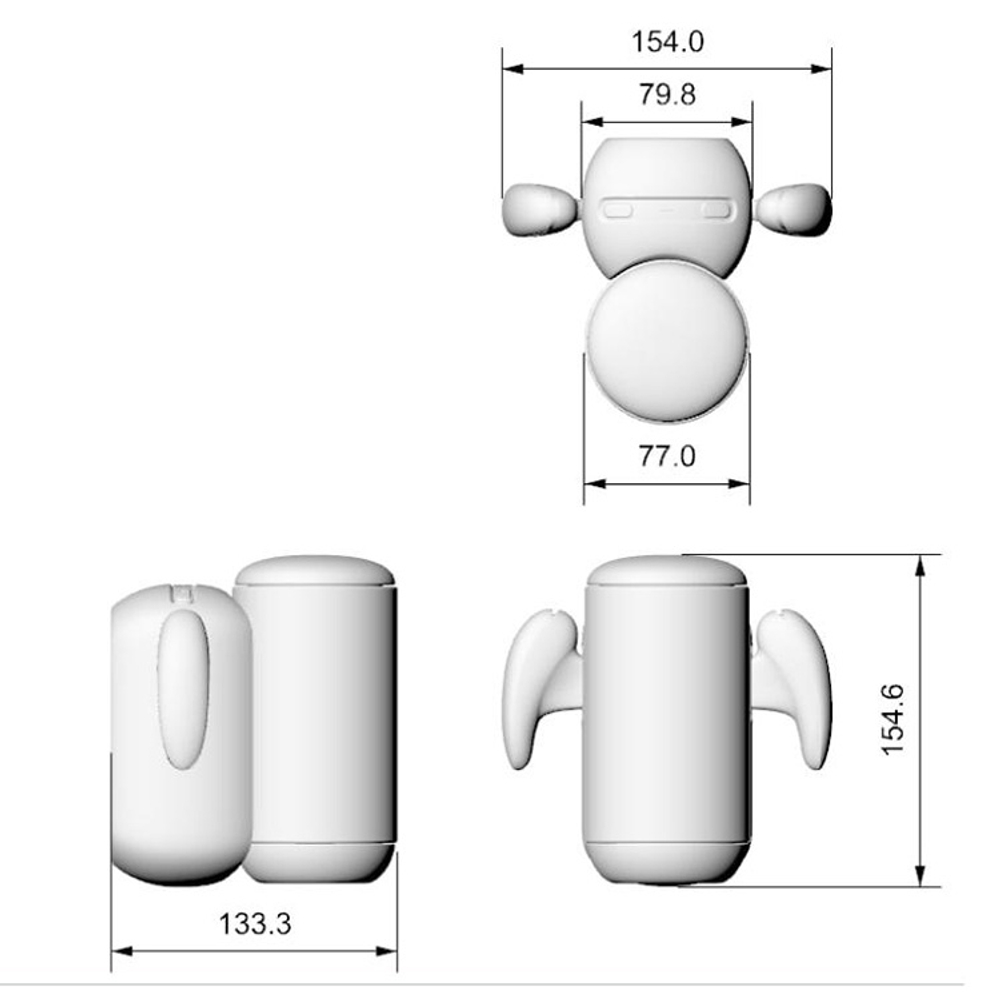 Автоматический мастурбатор с функцией пенетрации Amovibe Black Knight Multiple Thrusting Patterns Masturbator