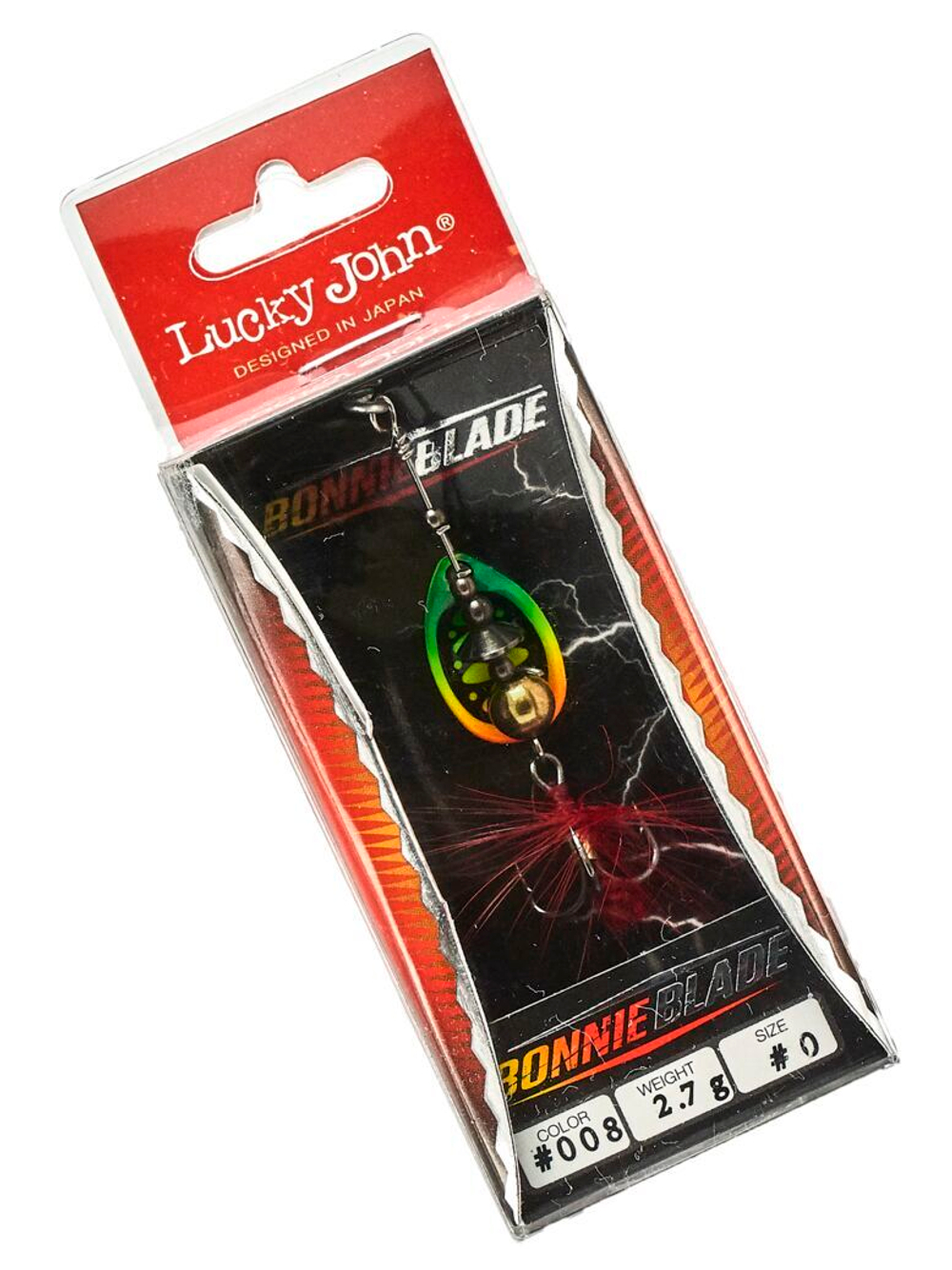 Блесна вращающаяся Lucky John BONNIE BLADE 0 02.7г 008 в блистере