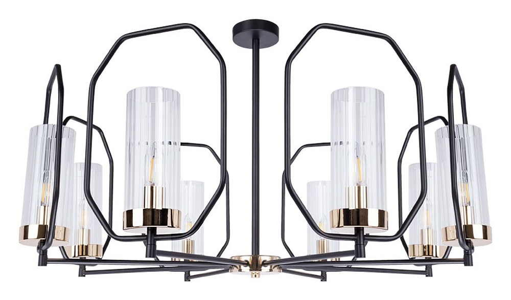 Люстра на штанге Arte Lamp A7004PL-8BK