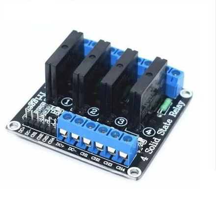 Модуль твердотельное реле на 8 каналов, 220В/2А, логика на 5В для Ардуино