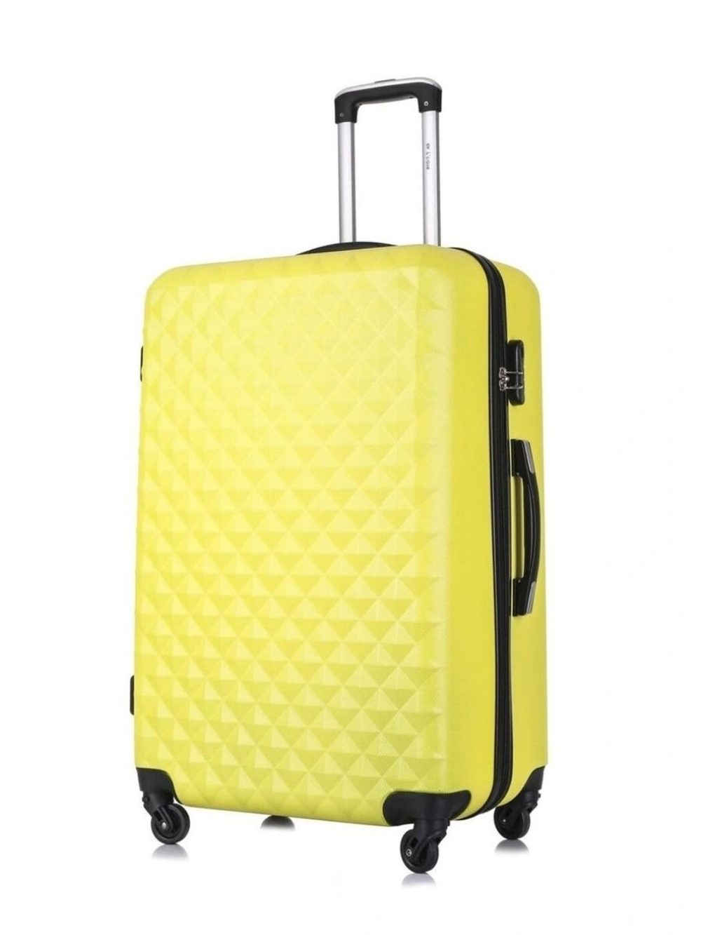 Большой чемодан L'Case Phatthaya, желтый