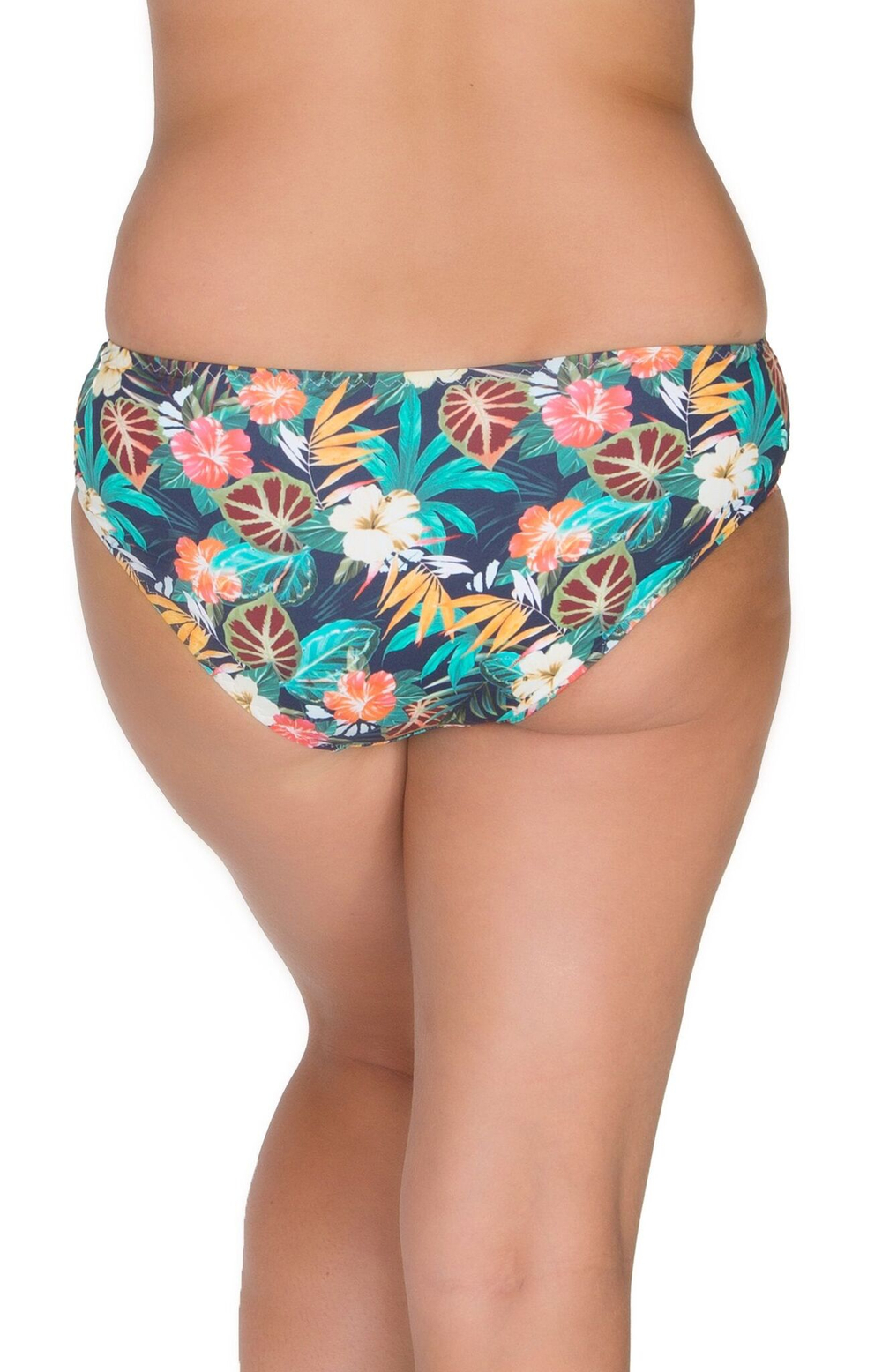 Плавки-слипы с тропическим принтом