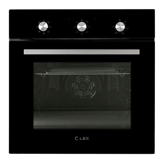 Электрический духовой шкаф LEX EDM 070 BL