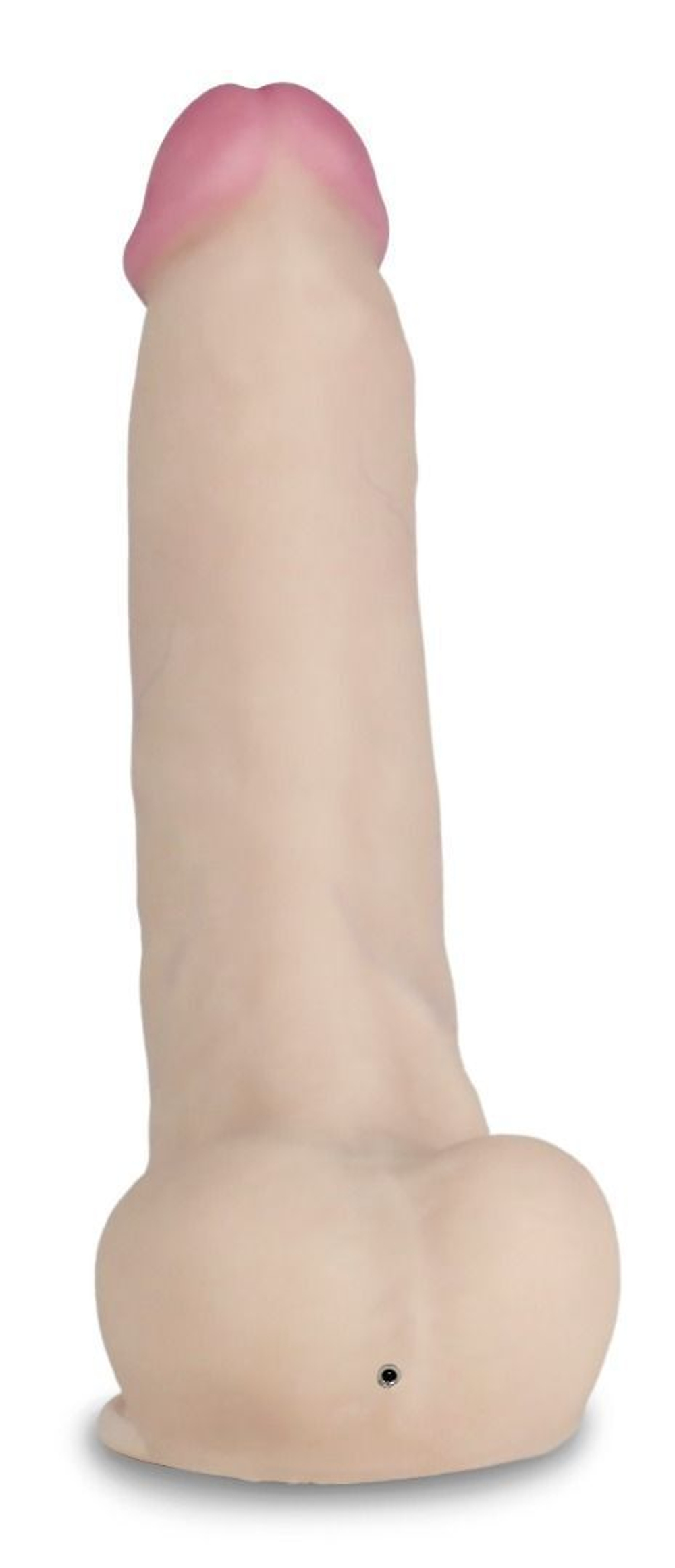 Телесный перезаряжаемый вибратор-реалистик из неоскин - 22,5 см. (Цвет: телесный)