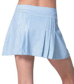Детская теннисная юбка Lucky in Love Linien Stripe Pleat - periwinkle