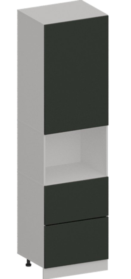 Кухня Модуль ШП2Я 600 Ликата / Насыщенно-зеленый