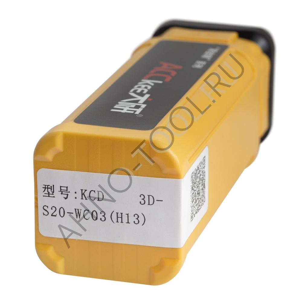 Сверло корпусное 15.5мм KCD155-3D-S20-WC03(H13) "ACCKee"