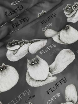 Простынь на резинке поплин Сказка "Fluffy" 90x200 см