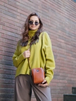 Сумка через плечо маленькая кросс боди для телефона кожаная