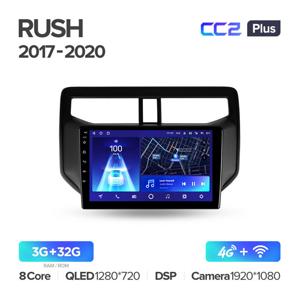 Teyes CC2 Plus  9" для Toyota Rush 2017-2020