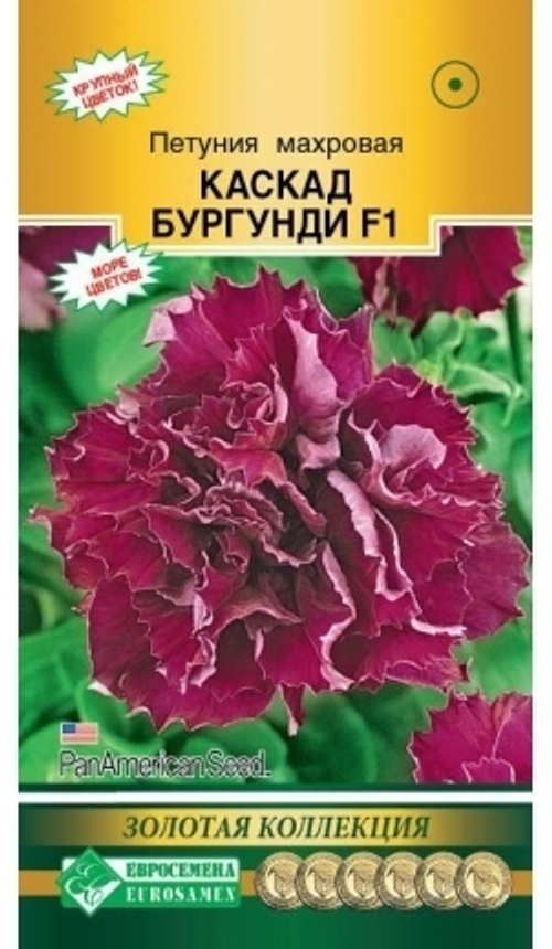 Петуния махровая «Каскад бургунди F1