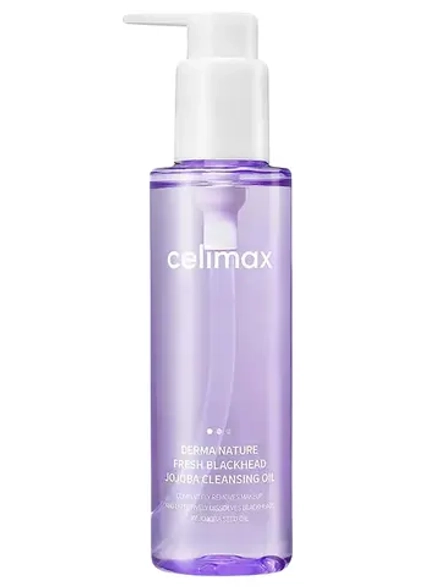 Celimax Гидрофильное масло от чёрных точек Derma Nature Fresh Blackhead Jojoba Cleansing Oil 150 мл