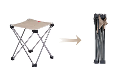 Табурет Naturehike складной, до 100 кг (бежевый)