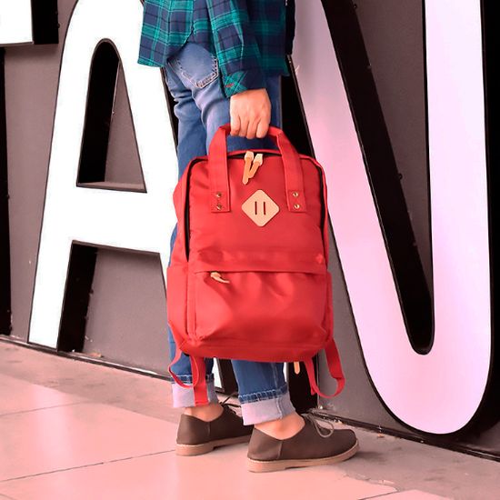 Рюкзак сумка базовый Basic Handbag. Красный