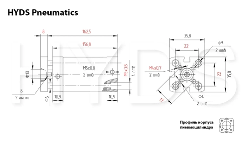 ADNGF-20-120-P-A Пневмоцилиндр