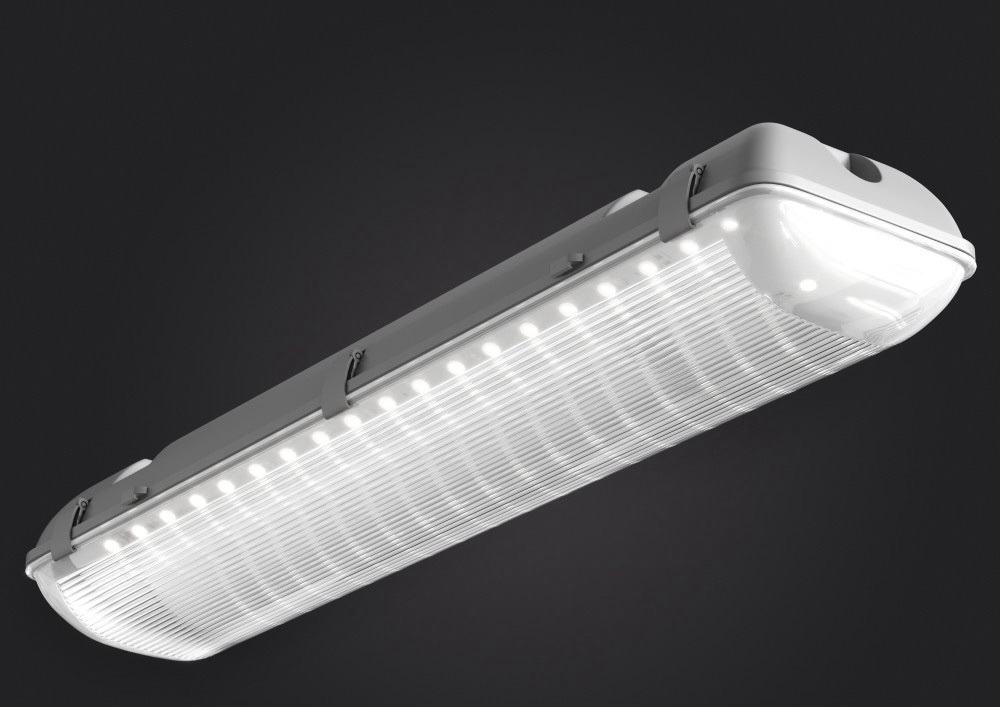 Светильник LED Арктик мини (ЛСП 2х18) 17Вт 3000К IP65 2300Лм прозрачн. 655х125х105мм DARKLUM