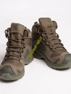 Тактические ботинки Salomon средний олива
