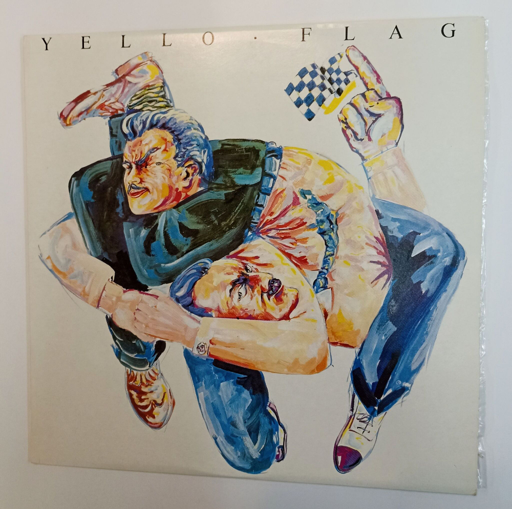Винтажная виниловая пластинка LP Yello Flag (Югославия 1989)