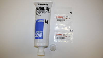 Комплект для замены масла в редукторе лодочного мотора - масло Yamalube Gear Oil, SAE 90, GL-4 (750
