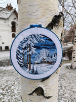 Набор для вышивания крестом Искусница "Очарование зимы"