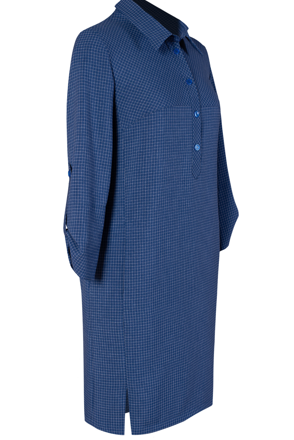 Платье-рубашка 1976ЛПБ, клетка #259Кле241976ЛПБ