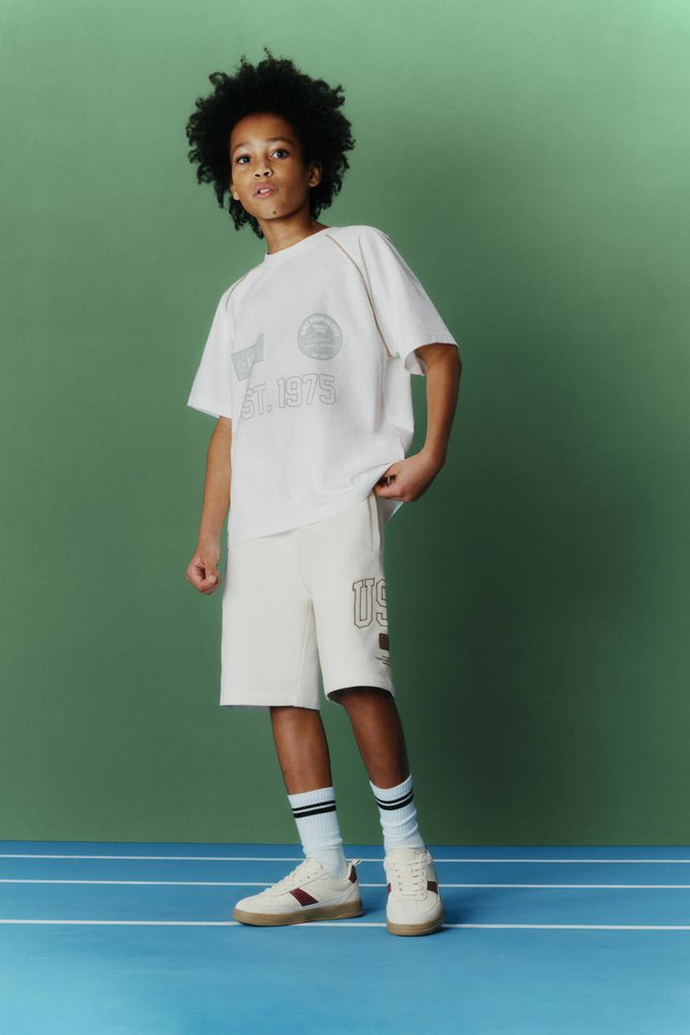 ZARA ШОРТЫ-ДЖОГГЕРЫ ИЗ МЯГКОЙ ТКАНИ, ЭКРЮ