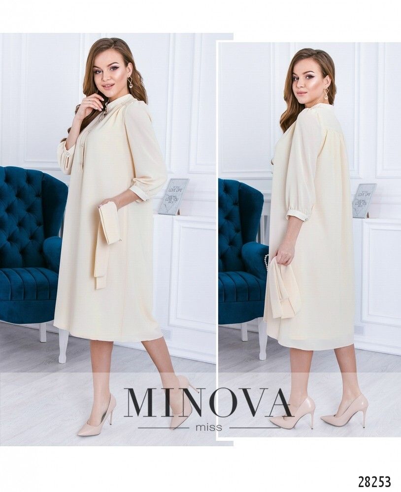 Платье 3113-беж Minova Платье 3113-беж Minova