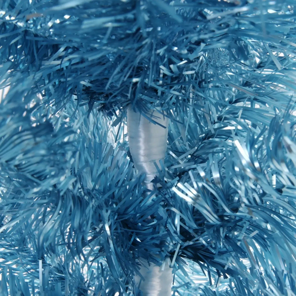 Ёлка «Теплая вьюга» 90 см, ПВХ (90 веток), Голубой