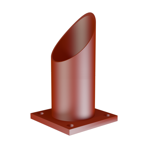 Опоры трубчатые крутоизогнутых отводов 426-ТО-А1 ОСТ 36-146-88