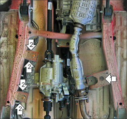 Защита стальная разд. коробки для Suzuki Jimny Motodor.72405