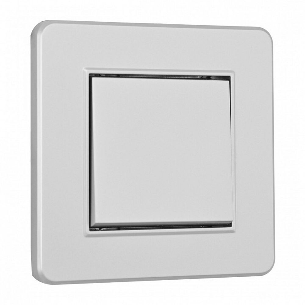 Выключатель одноклавишный Arte Milano SET16-1 SET16-1-30-1 silver