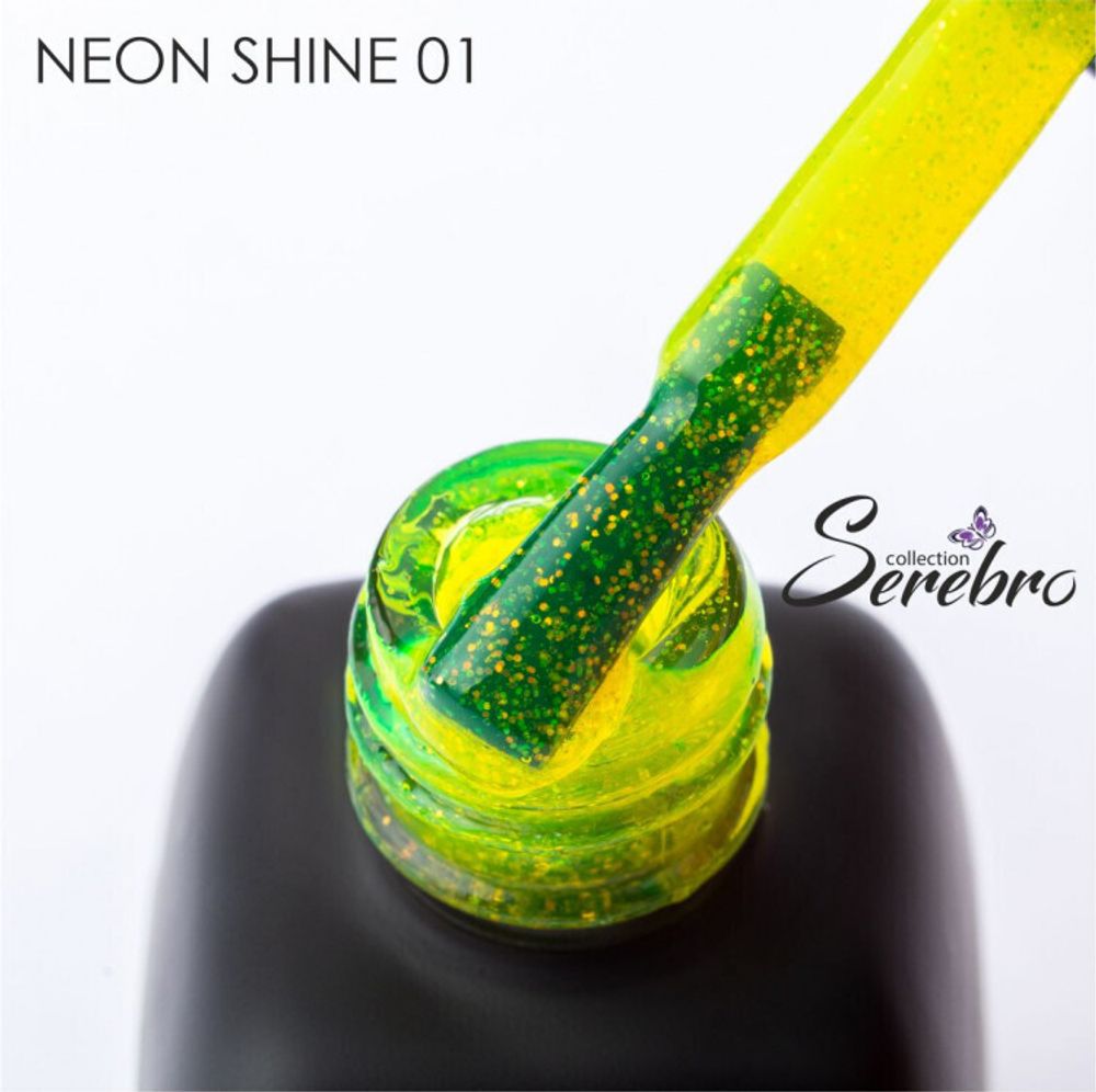 Гель-лак Neon shine &quot;Serebro collection&quot; №01, 11 мл