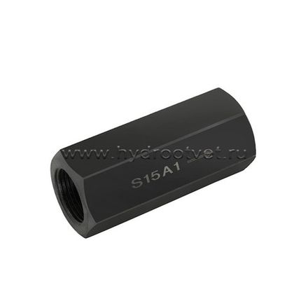 S15A1/1 - Обратный клапан трубного монтажа Ду16, G3/4 с давлением открытия 0,5 бар