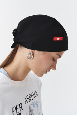 Шапочка медицинская унисекс, черный