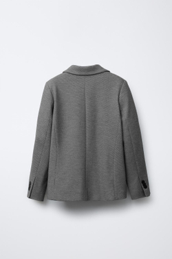 ZARA КОСТЮМНЫЙ БЛЕЙЗЕР COMFORT, МЯГКИЙ СЕРЫЙ