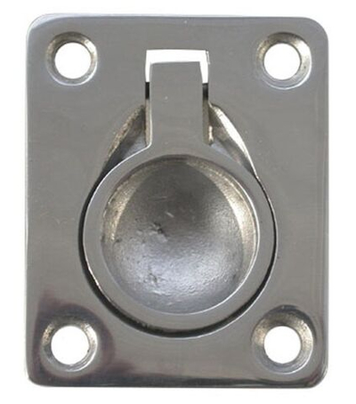 Ручка врезная утапливаемая "Мореман", 38х34 мм (10245138)