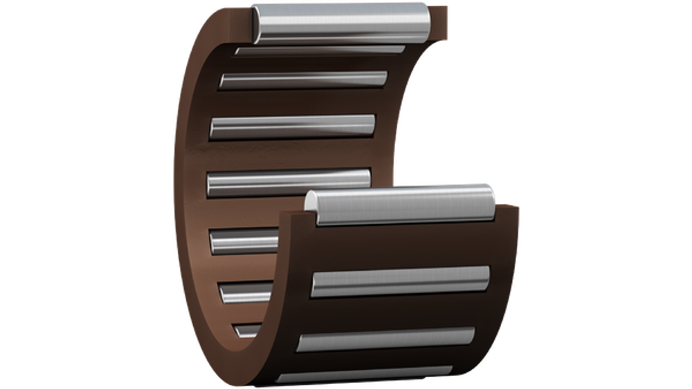 Однорядный комплект игольчатых роликов с сепаратором K 10X13X10 TN