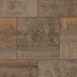 Тротуарная плитка КВАДРАТ 500х500 мм - Листопад гладкий Клен