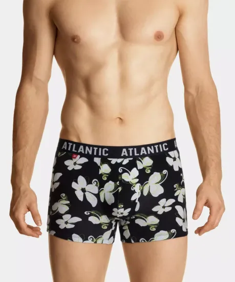Трусы мужские боксеры (3шт), Atlantic 3MH-167, темно-синие