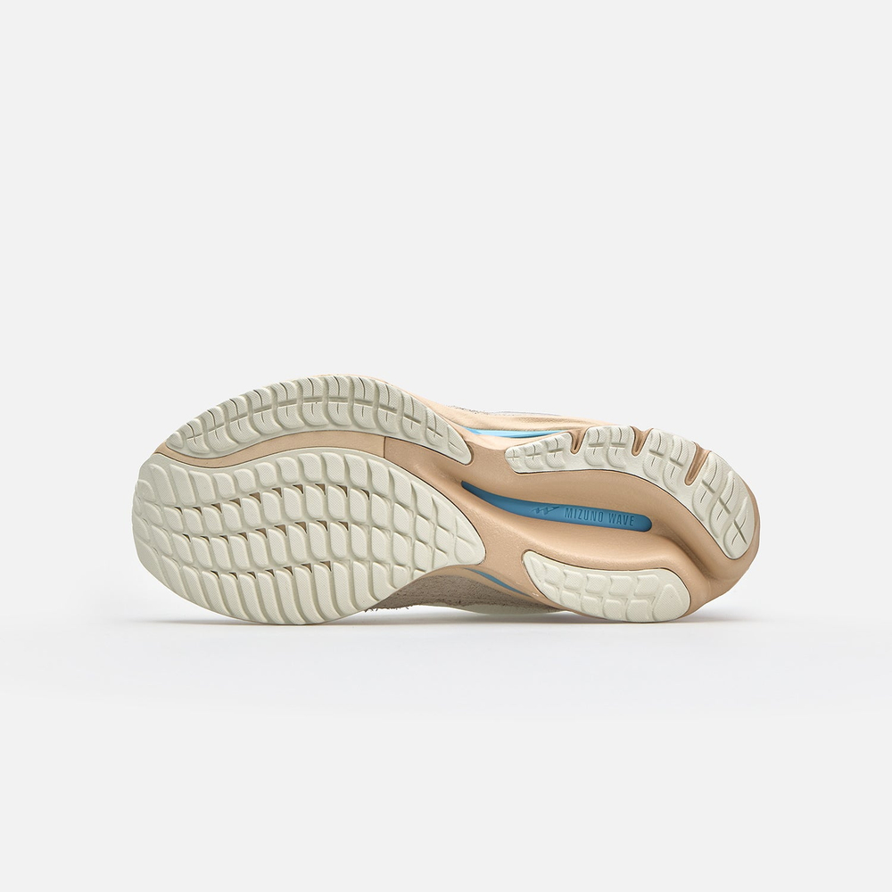 Кроссовки Mizuno Wave Rider Beta White Sand/Silver/Sky Blue