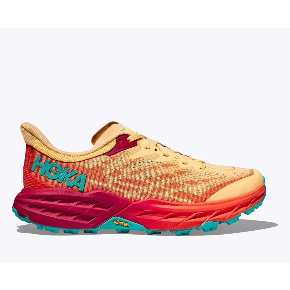 Кроссовки женские HOKA W SPEEDGOAT 5 WIDE IMPALA / FLAME