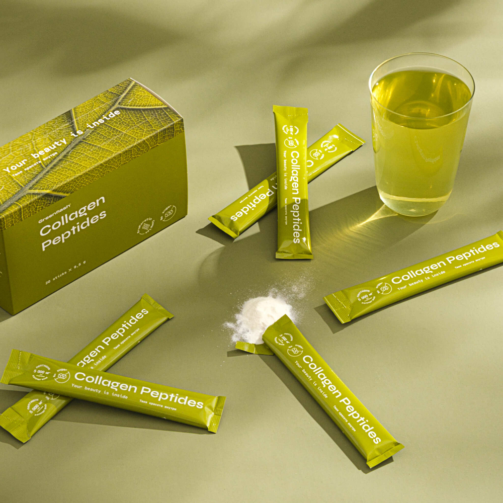 Greenflash Collagen Peptides Коллаген пептидный, 20стиков, вкус белого чая